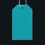 BUDGET Peacock Blue Teal Monochrome Wedding Gift Tags<br><div class="desc">View the full collection</div>