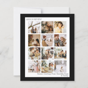 Budget Personalized Photo and Text Christmas Card