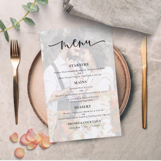 Budget Photo Background Script Wedding Menu (Creator Uploaded)