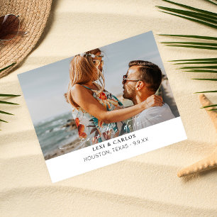 Budget Photo & Calligraphy 3B Mod W Save the Date Flyer