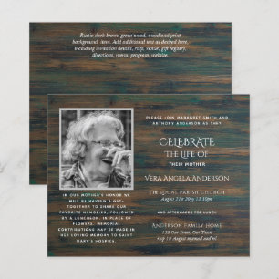 BUDGET PHOTO Celebration of Life INVITATIONS