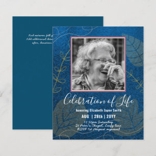 BUDGET PHOTO Celebration of Life INVITATIONS