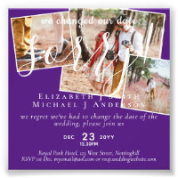 Budget PHOTO Change of Plans New Date Postponed