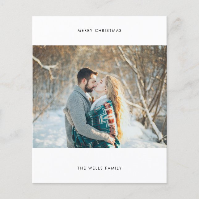 Budget Photo Christmas Card (Front)