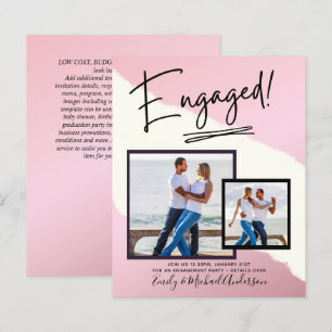 BUDGET PHOTO ENGAGEMENT Invite Announcement SCRIPT