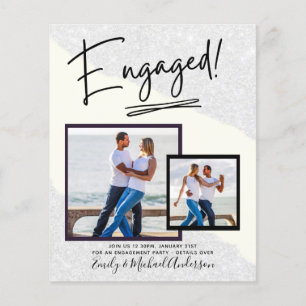 BUDGET PHOTO ENGAGEMENT Invite Announcement SCRIPT Flyer