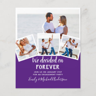 BUDGET PHOTO ENGAGEMENT INVITE - any colour  Flyer