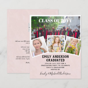 BUDGET Photo GRADUATION Invite Announcement ThankU