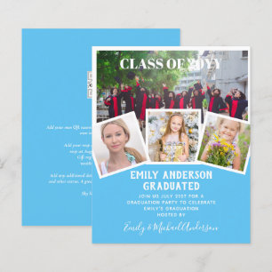 BUDGET Photo GRADUATION Invite Announcement ThankU