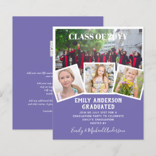 BUDGET Photo GRADUATION Invite Announcement ThankU