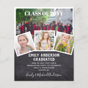 BUDGET Photo GRADUATION Invite Announcement ThankU Flyer
