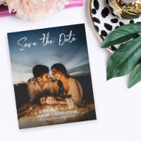Budget Photo- Handwriting Vert Save the Date V2