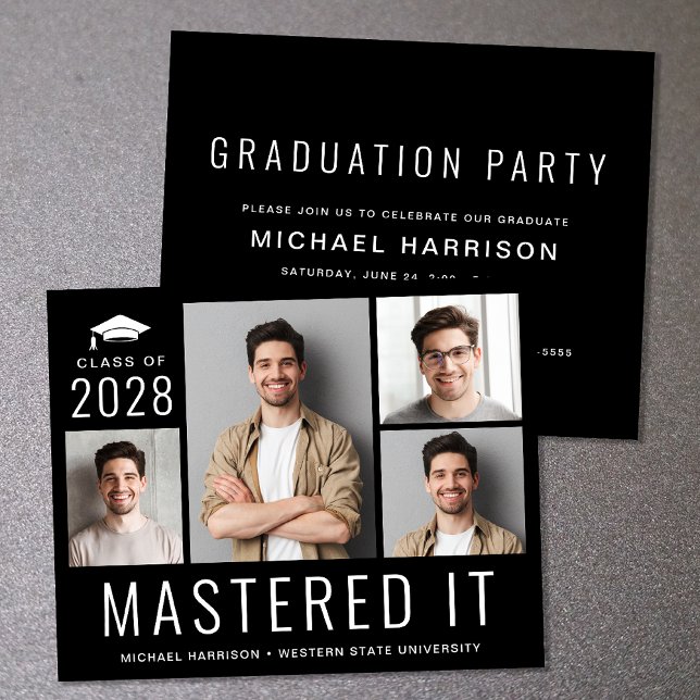 Budget Photo Masters Degree Black Graduation Party (Creator Uploaded)