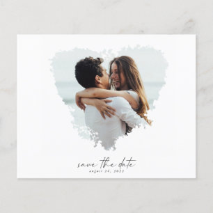 Budget Photo moderne Enregistrer la date Carte pos