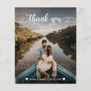 Budget photo pleine Carte de remerciements de mari