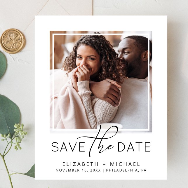Budget Photo Save The Date Announcement (An affordable save the date announcement without compromising on quality or design)