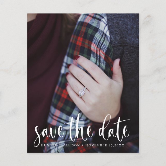 Budget Photo Save the Date Flyer (Front)