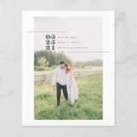Budget Photo Save the Date