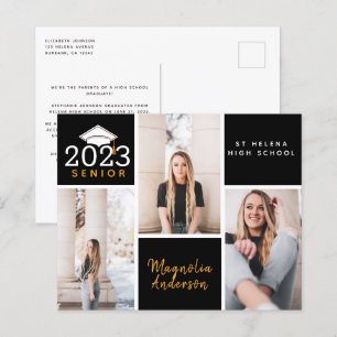 BUDGET Photo Senior Graduation Postcard
