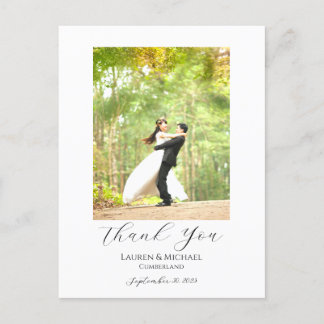 Budget Photo Thank You Card - Postcard