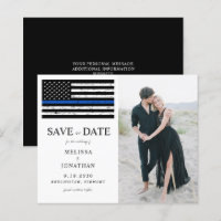 Budget Photo Thin Blue Line Police Wedding