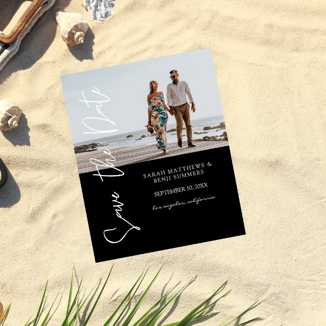 Budget Photo Typography Save the Date 4B Flyer (Creator Uploaded)