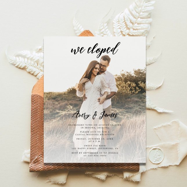 Budget Photo We Eloped Photo Elopement Wedding (Creator Uploaded)