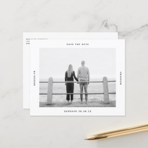 BUDGET Photo Wedding Save The Date Postcard
