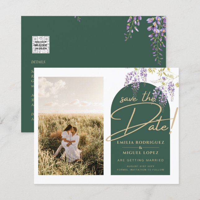 Budget PHOTO Wisteria Wedding Dave Dates (Front/Back)