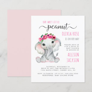 Budget Pink Elephant Girl Drive By Baby Shower