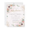 Budget Pink Floral Girl Baby Shower Invitation
