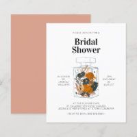 Budget Pink Floral Perfume Bottle Bridal Shower