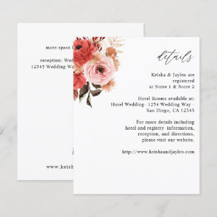 Budget Pink & Red Pink Floral Details