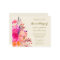 Budget Pink Watercolor Floral Wedding Invite