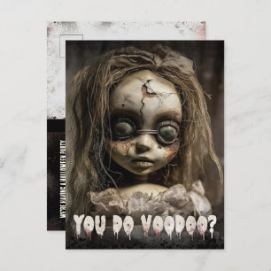 Budget Poupée Voodoo Adulte Halloween Invitation