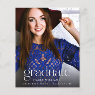 Budget Print Mod Photo Graduation Announcement VR Flyer