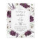 Budget Purple & White Floral Wedding