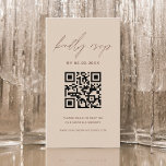 Budget QR Code Minimalist RSVP Wedding Website Enclosure Card<br><div class="desc">Elevate your wedding planning with our Simple Modern and Elegant Boho Terracotta Script Typography QR Code RSVP Wedding Website Minimalist Invitation. This invitation is a blend of modern convenience and timeless elegance, designed to simplify your RSVP process. The minimalist design with boho terracotta accents creates a chic and sophisticated aesthetic....</div>