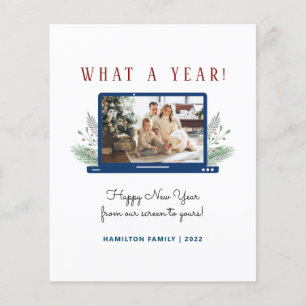 Budget Quel An Simple Carte photo Nouvel An