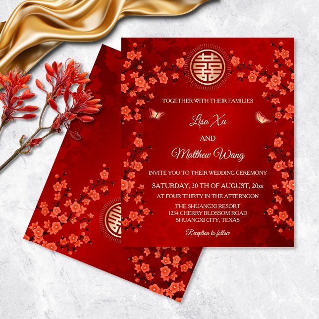 BUDGET Red Cherry Blossom | Chinese Wedding (Creator Uploaded)