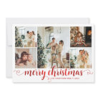BUDGET Red Merry Christmas Heart Script 5 Photo