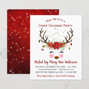 Budget Reindeer Christmas Cookie Exchange Party