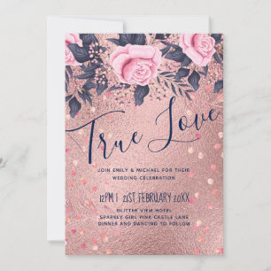 BUDGET Rosegold Blue Pink WEDDING Girly Glam