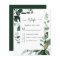 Budget RSVP Botanical Greenery Foliage Wedding