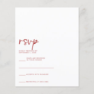 BUDGET RSVP Card