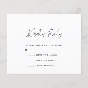Budget RSVP Card