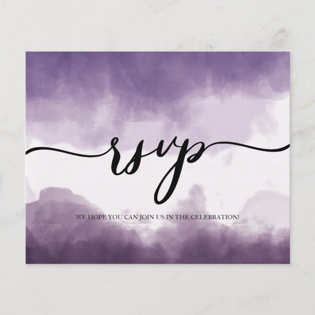 Budget/RSVP card. Flyer (Front)