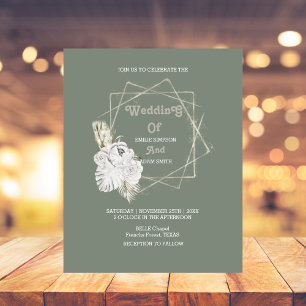 budget rustic boho elegant weeding