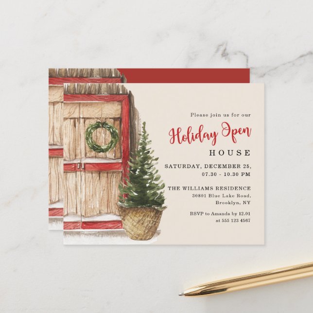 Budget  Rustic | Country Holiday House Flyer (Front/Back In Situ)