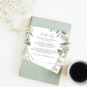 Budget Rustic Eucalyptus & Gold Details